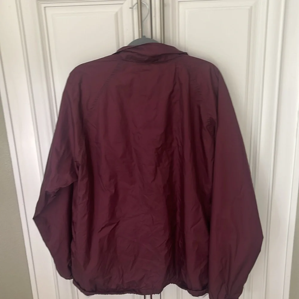 Hawk’s Bay Maroon Burgundy nylons Jacket windbreaker size 2XL - Picture 2 of 11